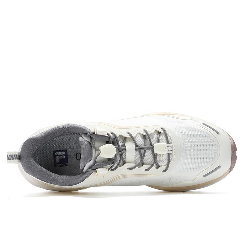 Fila Дышащие Универсальные Прочные Низкие Функциональные Ботинки для Активного Отдыха Женские Ботинки Молочно-Белый Закатно-Желтый A12W431203FGC