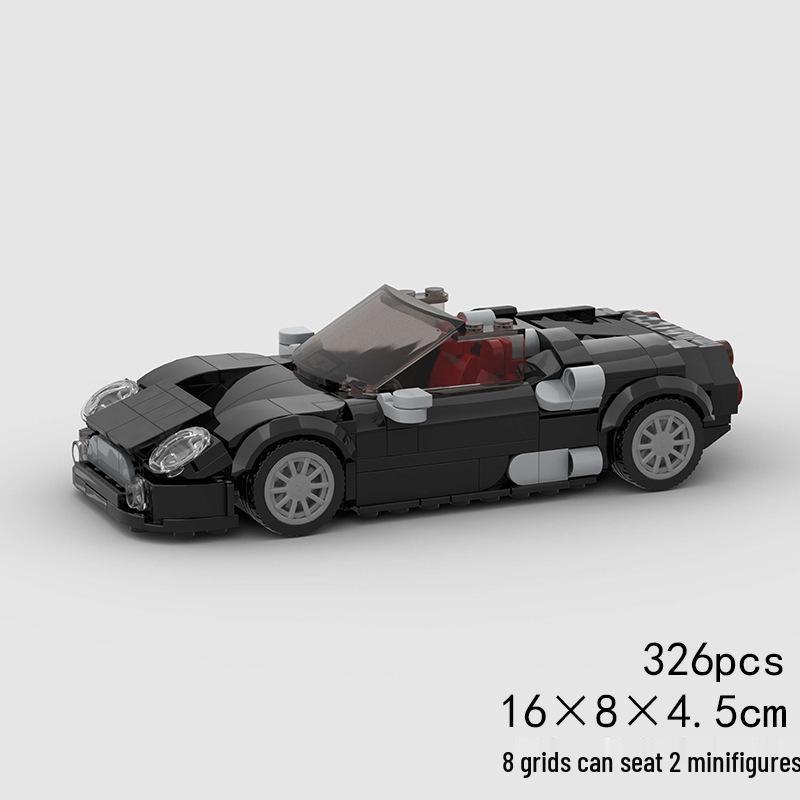 Кабриолет Спорткар MOC DIY Строительные блоки для детей - Образовательная игрушка, совместимая с Lego