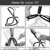 Sex Restraints Strap SM Bondage Gear Toy Leather BDSM Body Chest Harness Handcuffs Leg Cuffs Adults Accessories