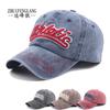 Вышитые объемные буквы бейсболка осенняя хлопковая кепка уличное солнцезащитное укрытие популярная шляпа для внешней торговли