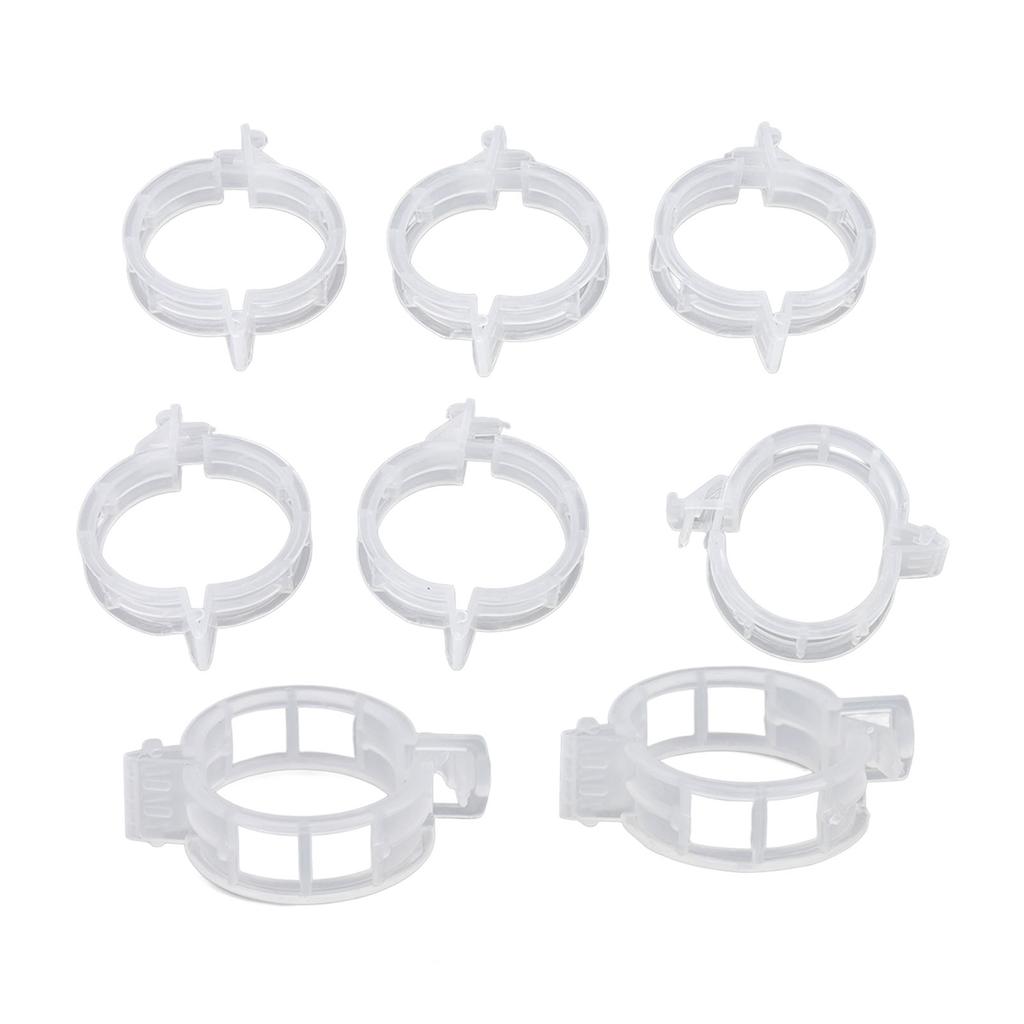 300 шт. Пластиковые клипсы для помидоров Хорошая фиксация Поддержка Многоразовые клипсы для поддержки растений для различных