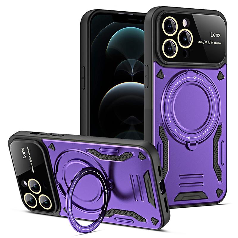 Luxury Magnetic Stand Cases For VIVO Y04 Y16 Y22 Y22S Y29 Y35 Y36 Y39 Armor Shockproof Soft Bumpers Hard Anti-Fall Cover Capa