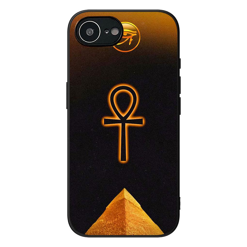 Soft Cover for Apple iPhone 13 12 Mini XS 11 Pro Max 7 8 Plus + XR SE 2022 2020 SE3 Coque Phone Case Egypt Nefertiti Anubis Ankh