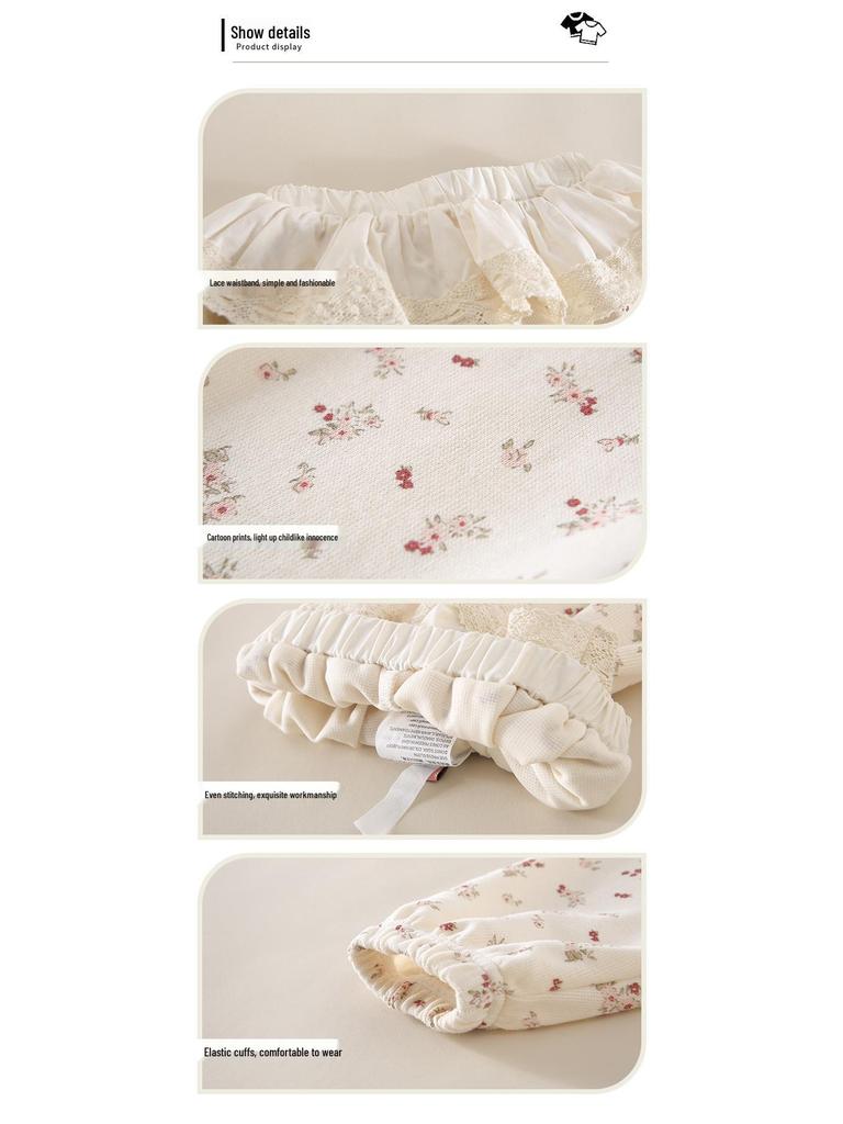 Детские брюки с манжетами в корейском стиле на осень 2025 года - приятные к коже, удобные, модная повседневная одежда для мальчиков и девочек