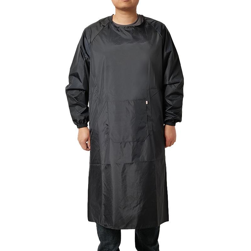 Водонепроницаемый и маслостойкий фартук с длинными рукавами для дома и кухни для мужчин и женщин