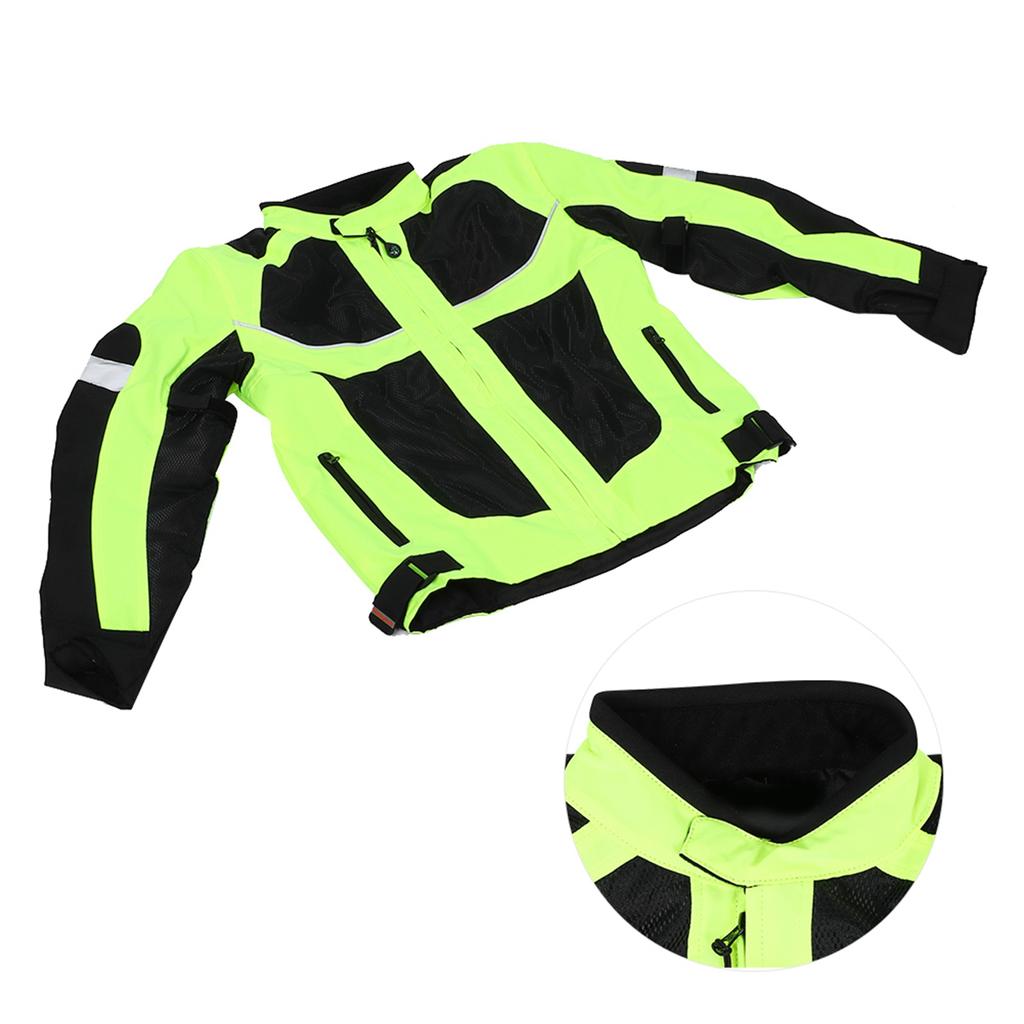 Мужская мотоциклетная одежда для езды, дышащая, гоночная, со светоотражающими элементами, полная защита для летаM