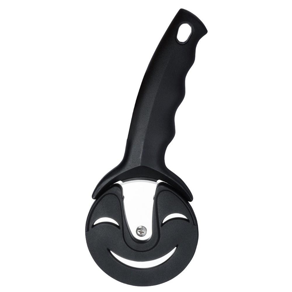 Round steel pizza cutter 20 cm