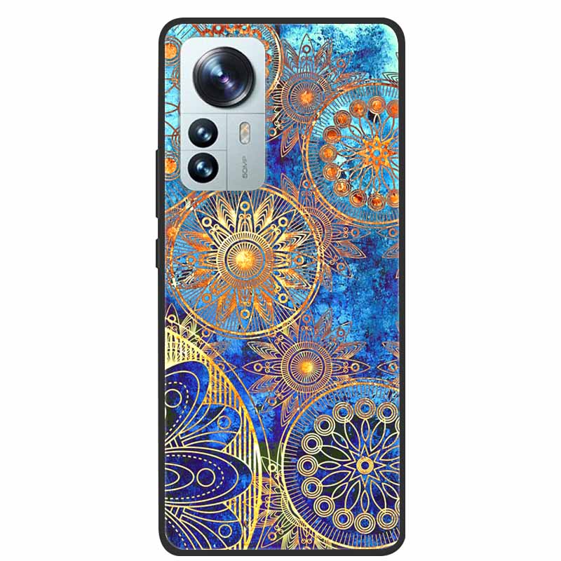 Чехол для телефона Xiaomi 12T Pro Чехол-крышка Лев Волк Черный Мягкий Силиконовый Чехол Для Xiaomi 12T Pro Задняя Крышка Чехол 12 T 12TPro Funda Capa