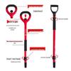 Meng Pao Detachable Serrated Manganese Steel Shovel