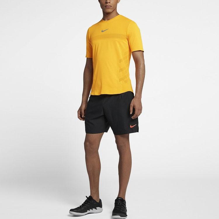 Nike Мужская футболка с коротким рукавом Court Rafa Aeroreact 'Желтая' 888207-845
