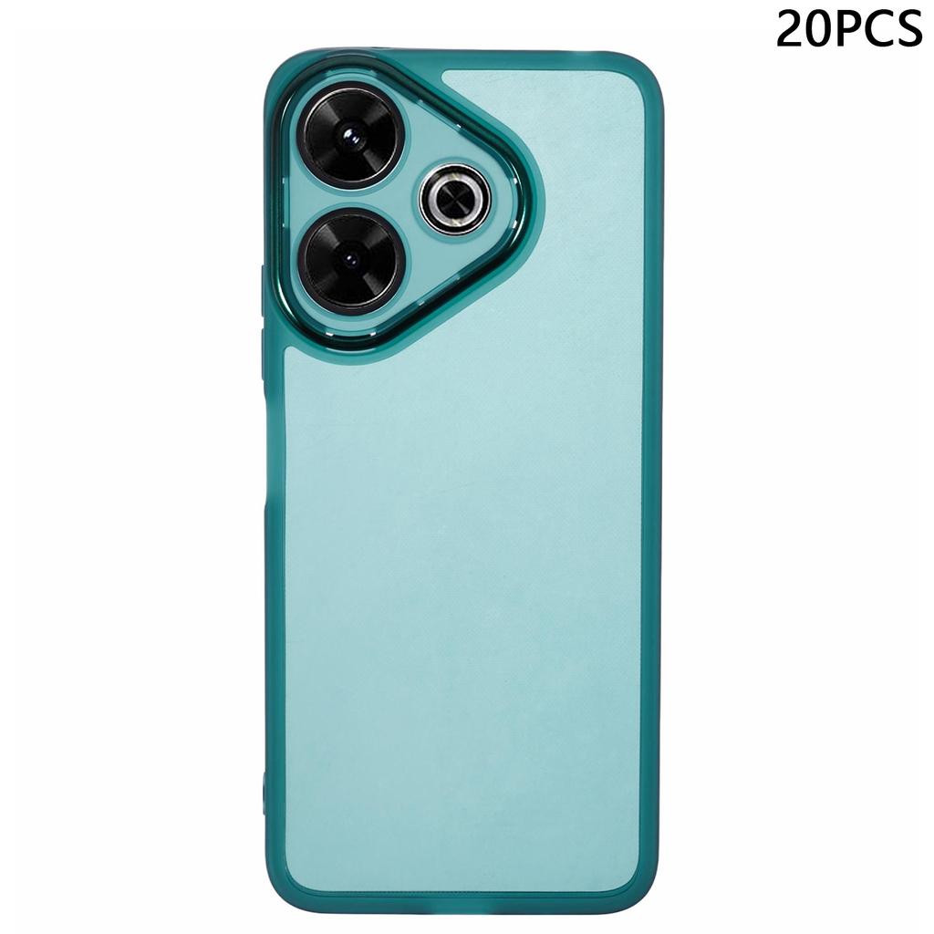 Bulk Purchasing 20Pcs For Xiaomi Redmi 13 4G Case Electroplated Camera Frame TPU Phone Cover Precise Cutouts