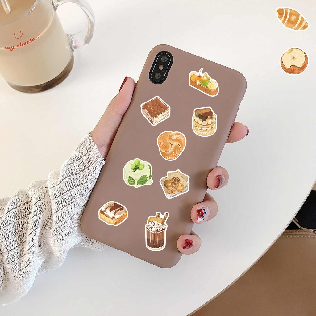 50PCS Afternoon Tea Stickers Nostalgia Graffiti Waterproof Laptop Luggage Cafe Scrapbooking Cartoon Phone Decorative Sticker