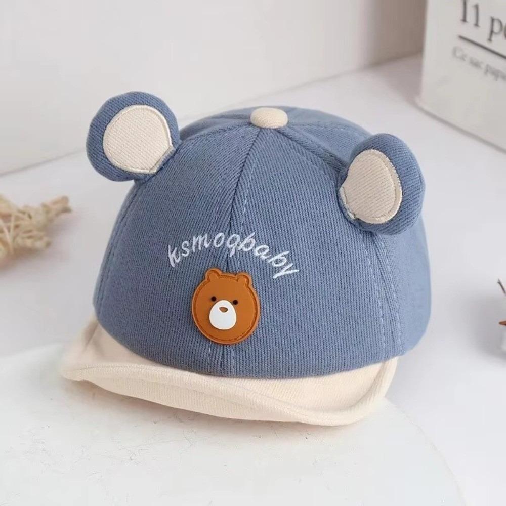 with Ears Baby Baseball Cap Cartoon Bear Infant Peaked Hat Comfortable Sun Hat For Boys Girls
