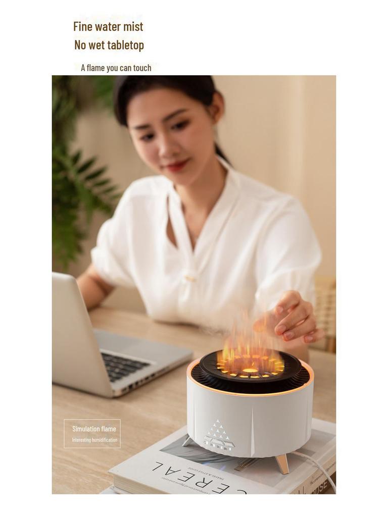 Ароматерапевтический увлажнитель воздуха Volcano: Bluetooth-динамик, диффузор эфирных масел, большой объем тумана, таймер, дистанционное управление.