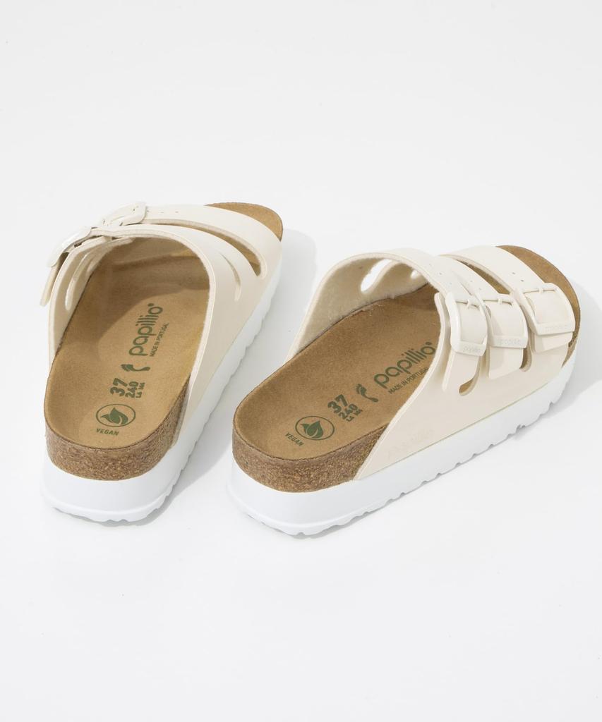 Сандалии на платформе Birkenstock Florida III Flex Birko-Flor EGGSHEL 1029751