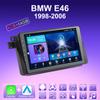 2 DIN Android Carplay Car Radio For BMW E46 1998-2006 Multimedia Player Head Unit Stereo GPS Navigation BT WIFI 4+64GB