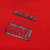 Adidas Мужская повседневная спортивная куртка с капюшоном и логотипом на спине Neo Marvel, красная EA0322
