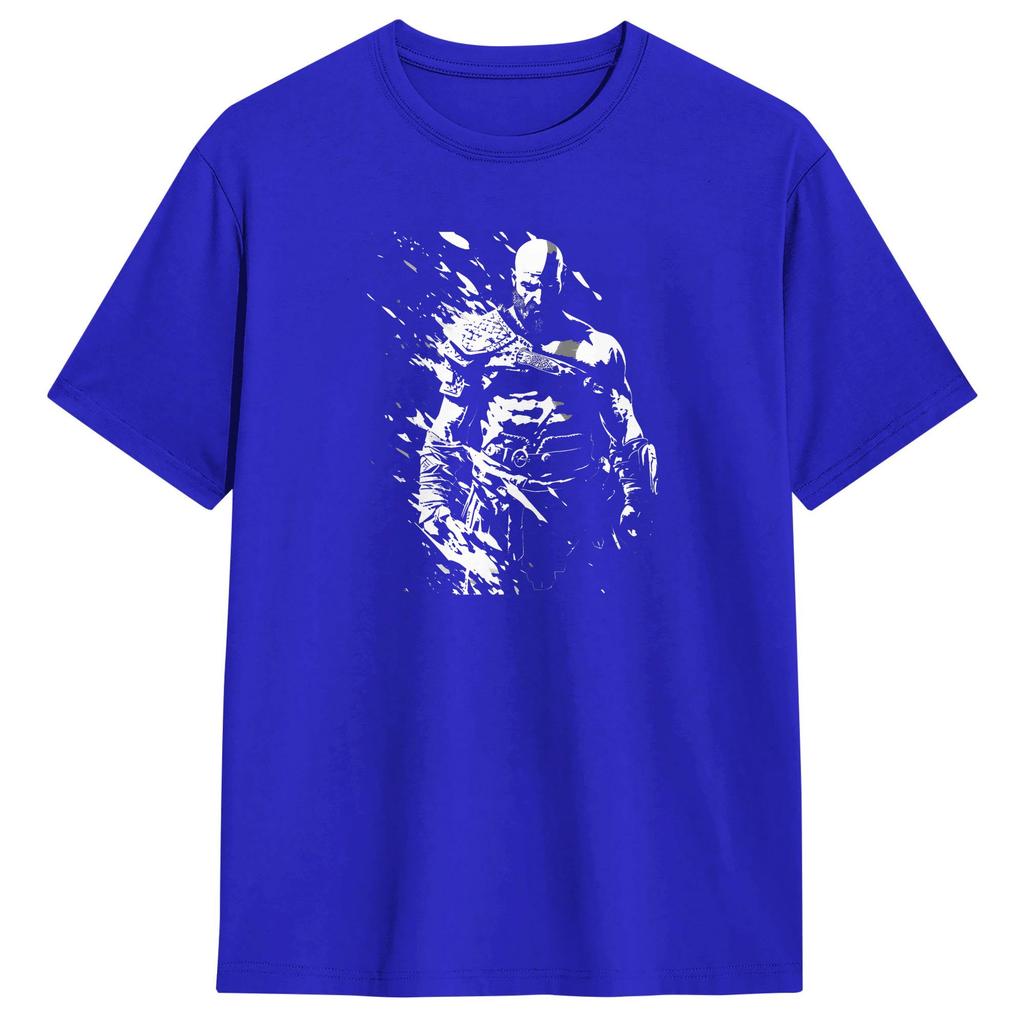 God Of War Kratos Unisex T Shirts Novelty Tees Short Sleeve Crewneck Tshirt 100 Cotton Summer Clothes