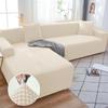 Solid Color Sofa Cover 1/2/3/4 Seater Sofa Cover for Living Room Elastic Spandex L Shaped Corner Sofa Cover Couch Cover for Sofa