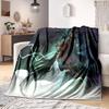 Comics Cartoon Mo Dao Zu Shi Wei Wuxian Flannel Blanket Sofa Girl Warm Home Lan Wangji Blanket Gift Customize Woman Bedding