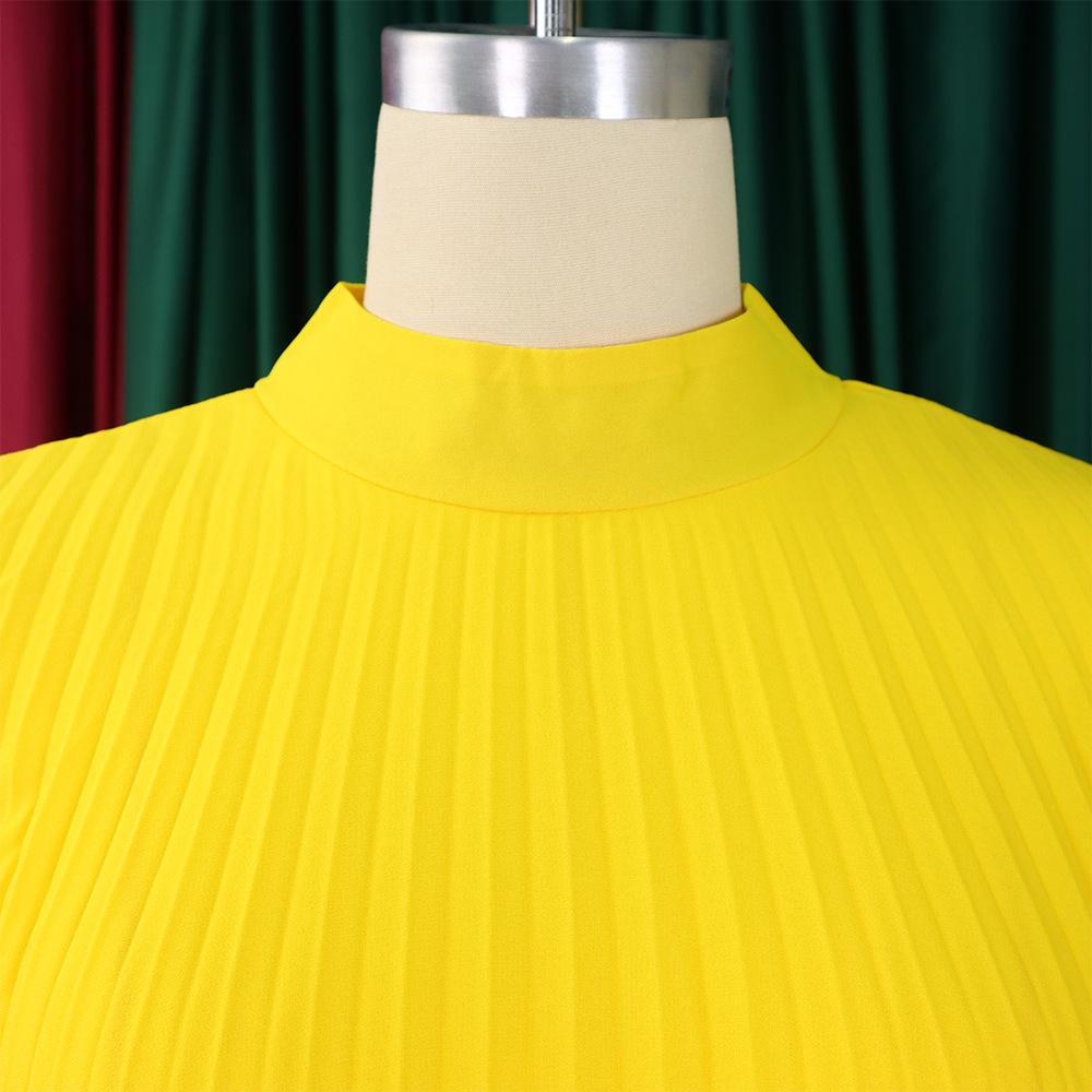 Весенне-летние женские платья, темпераментные модные шифоновые пуловеры, накидка с рукавами «летучая мышь», платья большого размера