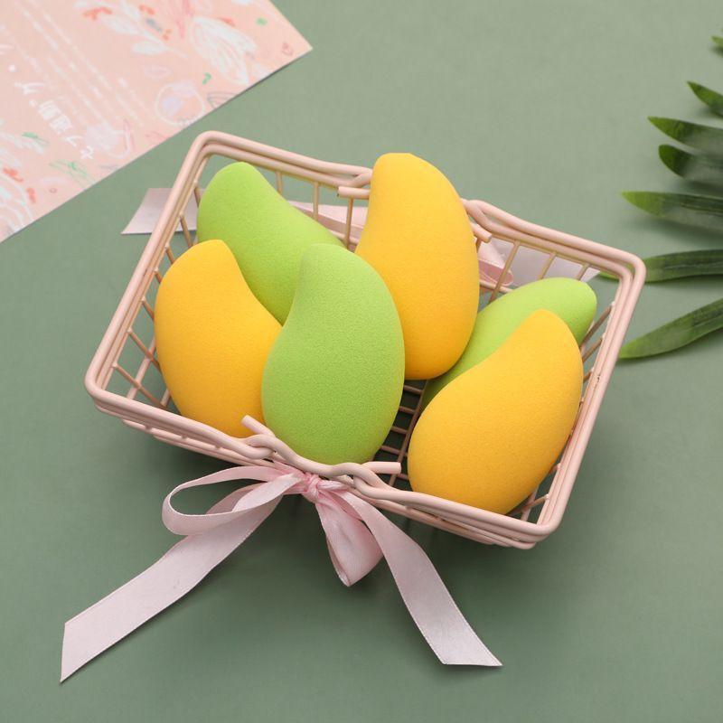 Набор яиц для макияжа с манго, спонж для макияжа «Не ешьте, спонж для пудры, яйцо, спонж для макияжа с яиц с манго»