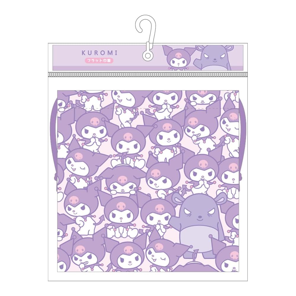 Фабрика T's Сумка-мешок Sanrio Kuromi Bakus с завязками 20x20 см SR-5530287KU