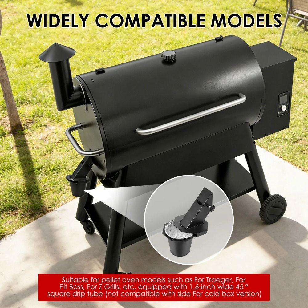 13pcs Upgraded Design Outdoor BBQ Grill Grease Collection Container Backyard Gatherings