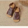 Soft-soled Casual and Comfortable Sandals Women's 2025 Summer New Chinese Retro Fish Mouth Flat-bottomed Versatile Roman Sandals