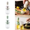 2 in 1 Measuring Oil Bottle Heat Resistant Barbecue Spray Bottle Kitchen Oil Bottle  Kitchen