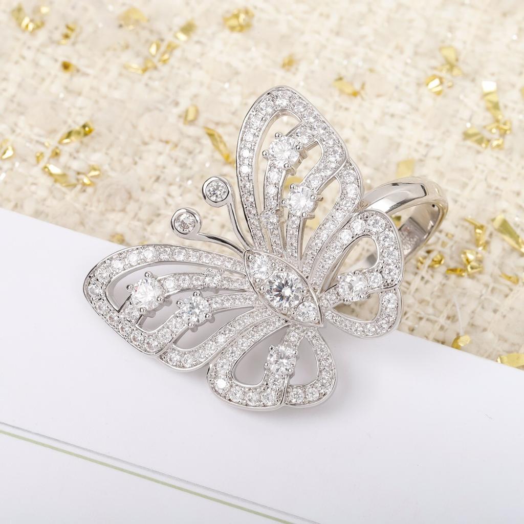 2023 тренд, высокое качество, горячая распродажа, европейский известный бренд, модные ювелирные кольца для женщин, роскошное кольцо в форме бабочки с бантом