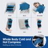 1 Multi-cell Blue Self-absorbent Multi-functional Hot Compress Ice Pack Reusable Heating Ice Pack Back Knee Muscle Fatigue Pads