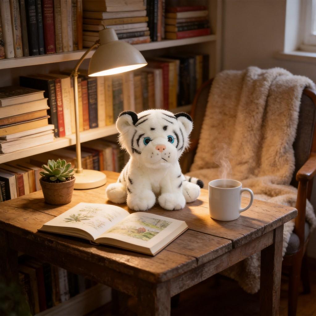 Plush Tiger Toy Animal Pillow For Kids Soft Toy Gift