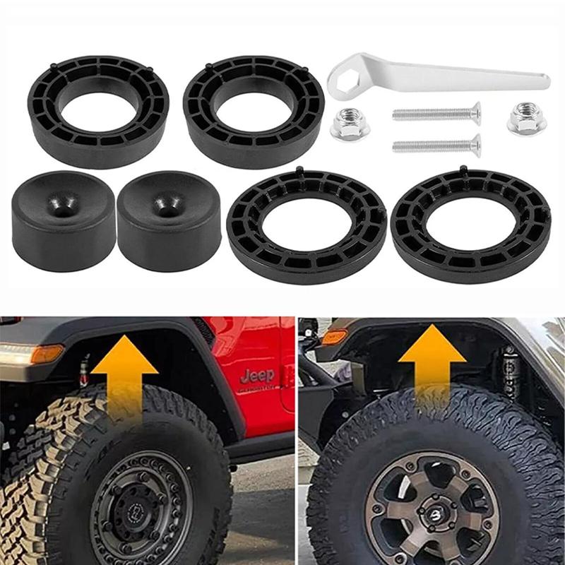 Для Jeep Gladiator 2020 2021 2022 Передняя 1,5-дюймовая проставка для выравнивания, комплект для выравнивания проставки, аксессуары для выравнивания 1155300, детали для колес
