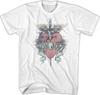 Официальный новый мужской Bon Jovi039;s Футболка Pierced Heart Tour Белая Хлопковая SM5XL Унисекс Футболка - Мужская Летняя Хлопковая С Рисунком...