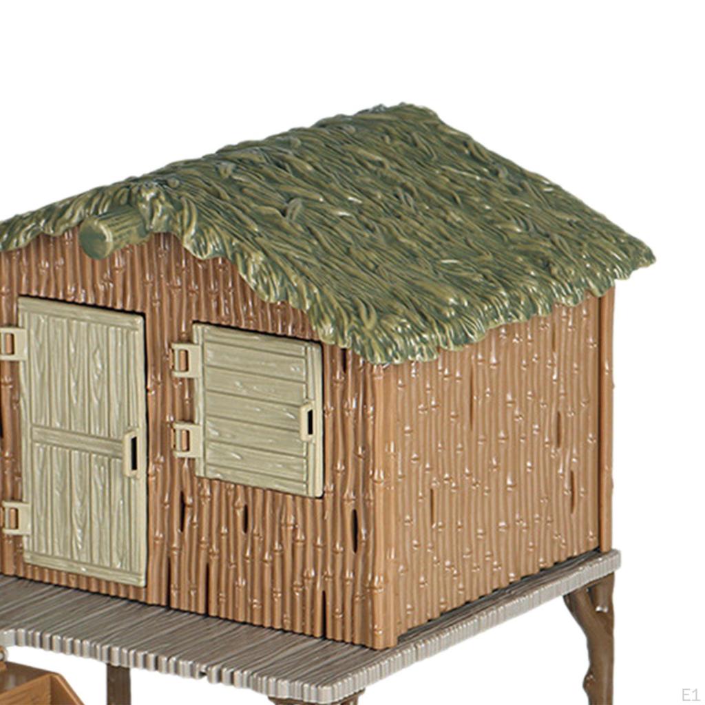 Игрушка для строительства фермерского дома, модель фермерского дома, домашний декор, песочный стол, мини-игрушка, миниатюры