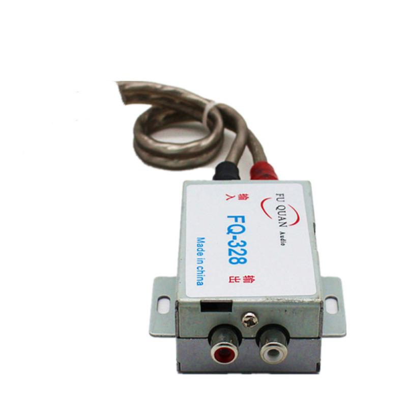 Автомобильный аудиофильтр 12 В, шумоподавитель, сабвуфер, фильтр для устранения помех, шумоподавитель