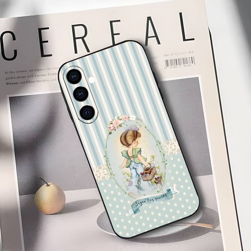 Чехол для телефона S-Sarah K-Kay для Samsung Galaxy A73,A72,A71,A70,A53,A52,A51, Мягкий силиконовый черный чехол