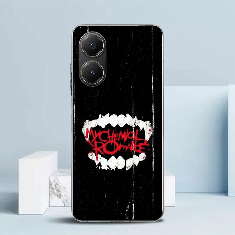 My Chemical Romance MCR Мягкий чехол для Xiaomi Poco F7 Ultra X7 X6 X5 Pro M7 Чехол для телефона Redmi 15 15C 13 13C 12 12C 10 10C Печать S