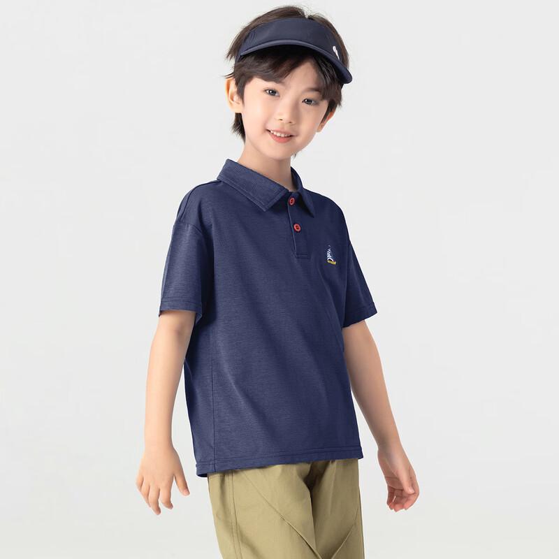 Boys' Sailboat Embroidered Ice-Feel Polo Shirt