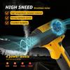 Мини-турбовентилятор Высокоскоростной бесщеточный двигатель Перезаряжаемый Мощный бытовой очиститель воздуха Компактный портативный инструмент для чистки