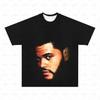 Футболка с ретро-графическим принтом Real Rapper The Weeknd, мужская хип-хоп одежда, стиль Y2k, унисекс, модная, оверсайз, гангстерский стиль, подарок для фаната.