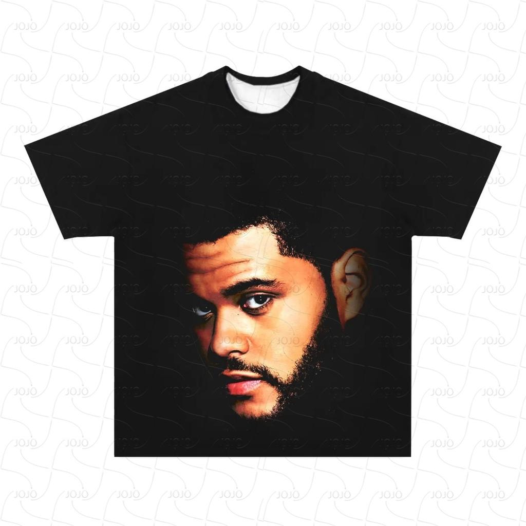 Футболка с ретро-графическим принтом Real Rapper The Weeknd, мужская хип-хоп одежда, стиль Y2k, унисекс, модная, оверсайз, гангстерский стиль, подарок для фаната.