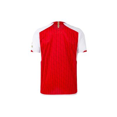 Adidas Домашний спортивный трикотаж Arsenal 23/24 с коротким рукавом и буквенным принтом, мужские топы красного цвета HR6929