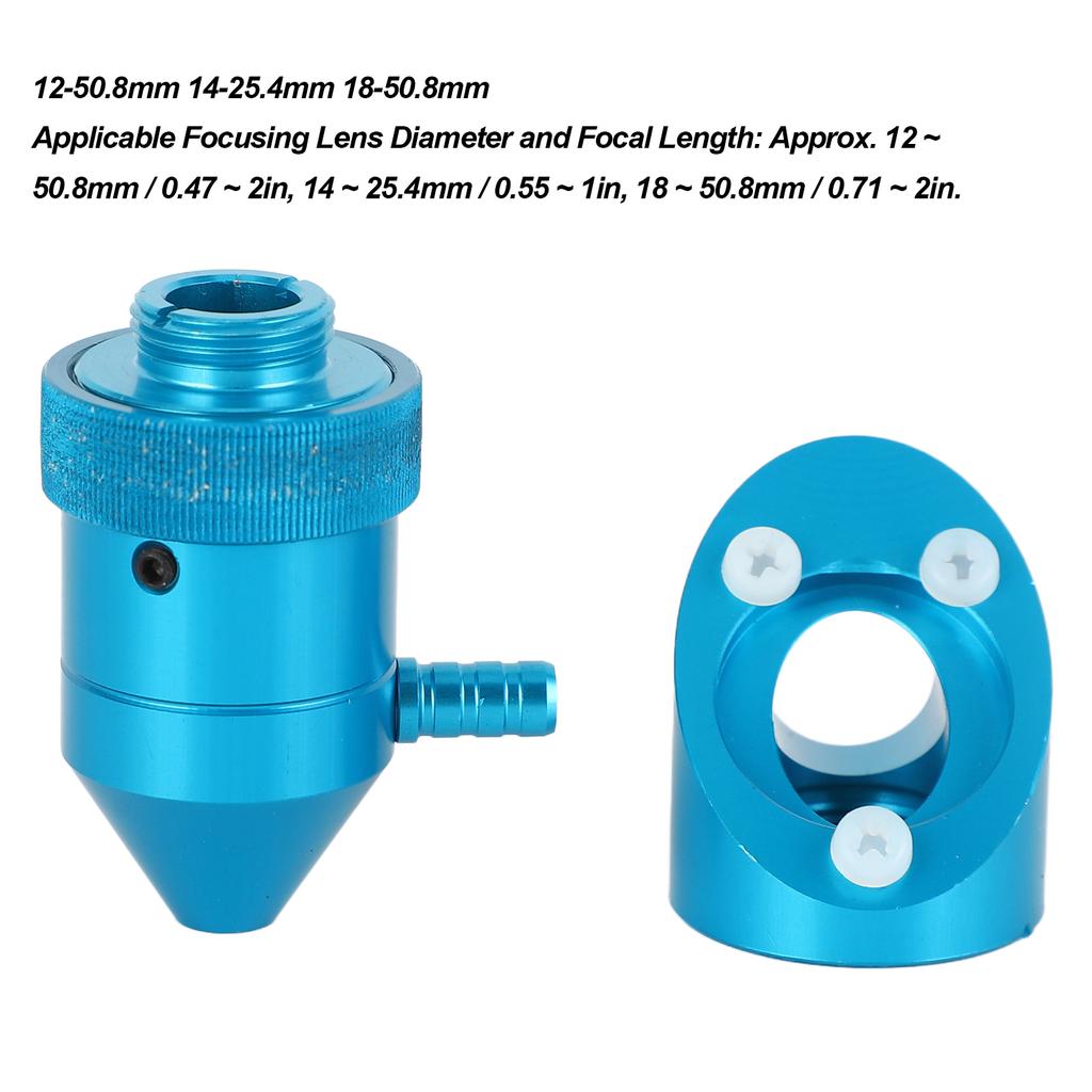 CO2 Laser Head 12mm 18mm Lens Diameter FL50.8mm 25.4mm with Air Assist D12 Laser Head for K40 Laser Engraver