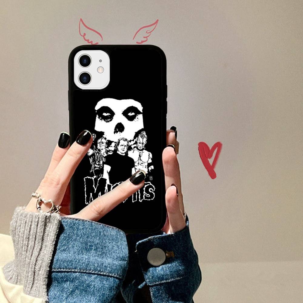 Чехол для телефона The Misfits Гленн Данциг Для IPhone 11 12 13 14 15 16 17 Pro Max Plus PC+TPU Чехол