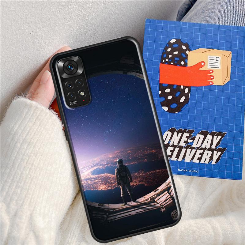 Чехол для телефона Xiaomi Redmi Note 11 Pro 8 9 10 Pro Note 10S 11S 9S K50 K40 9A 9C с изображением из фильма «Интерстеллар»