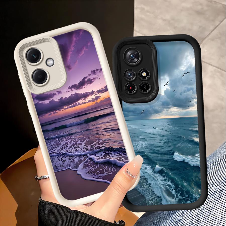 Чехол «Пейзаж Закатного Побережья» для телефона Xiaomi Poco F8 X3 NFC X3 Pro C51 C50 C61