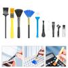 10 Piece Multi Purpose Soft Bristle Cleaning Brush Set Notebook Key Gap Cleaning Tool for Home and Auto Detailing