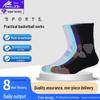 Мужские баскетбольные носки Mingjun Elite Non-Slip — толстые, средней высоты, мягкие спортивные носки для повышения производительности